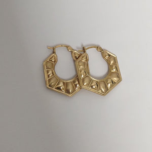 ARRACADAS PAR ORO 14 K 2.4 GRMS (SEMINUEVO)