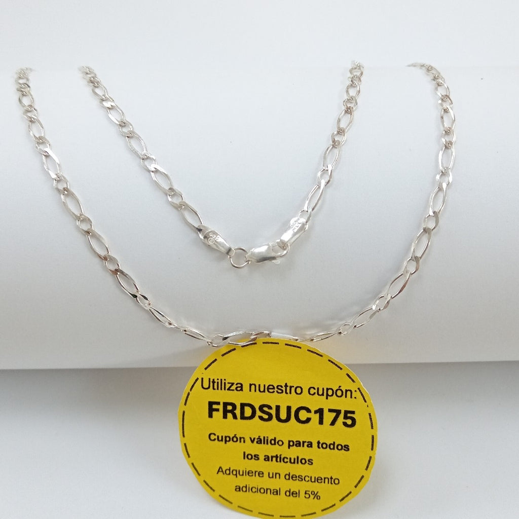 CADENA 1X1 PLATA .925 55 CM 6.62 GR (NUEVO)