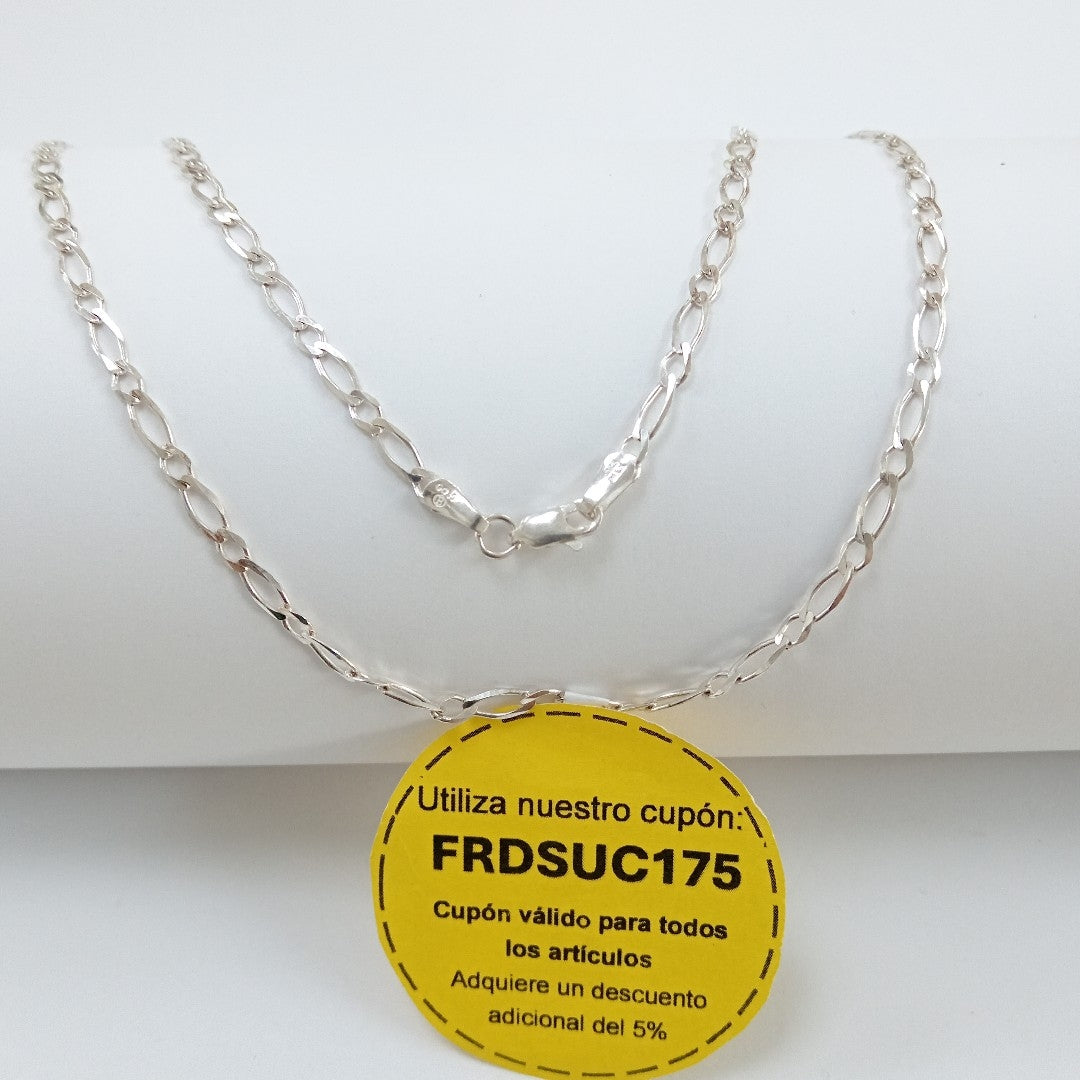 CADENA 1X1 PLATA .925 55 CM 6.62 GR (NUEVO)