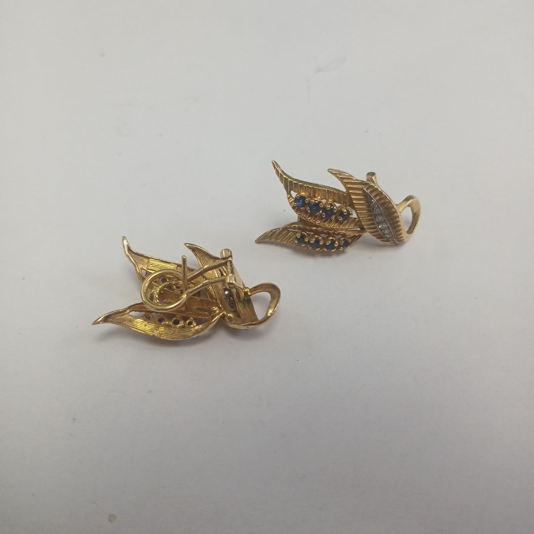 ARETES PAR ORO 18 K 10.5 GRMS (SEMINUEVO)