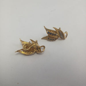 ARETES PAR ORO 18 K 10.5 GRMS (SEMINUEVO)