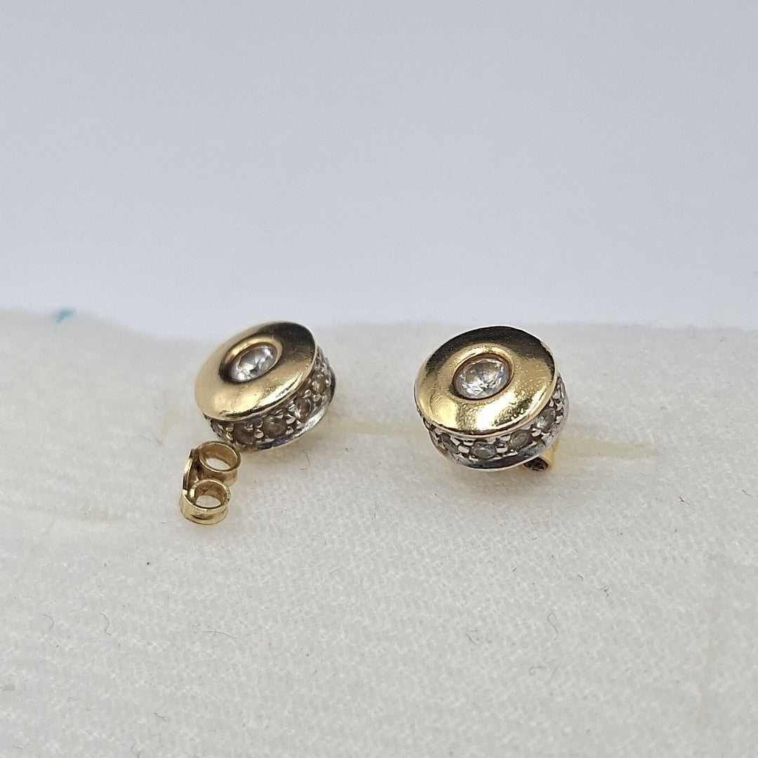 BROQUELES PAR ORO 14 K 3.2 GRMS (SEMINUEVO)