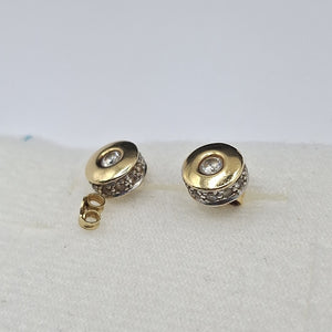 BROQUELES PAR ORO 14 K 3.2 GRMS (SEMINUEVO)