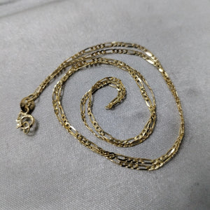 CADENAS CARTIER 3 1 AMARILLA ORO 14K 1.9 (NUEVO)