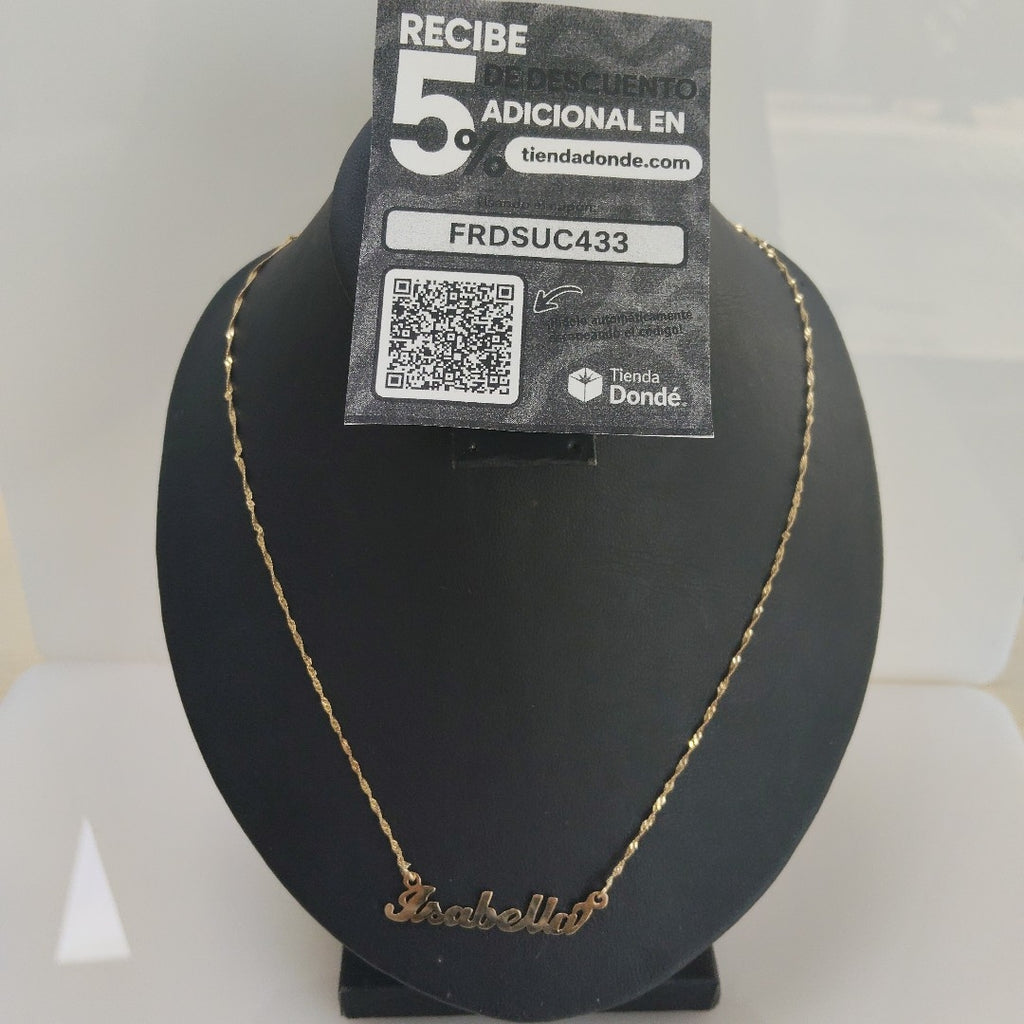 CADENA ORO 10 K 1.8 GRMS (SEMINUEVO)