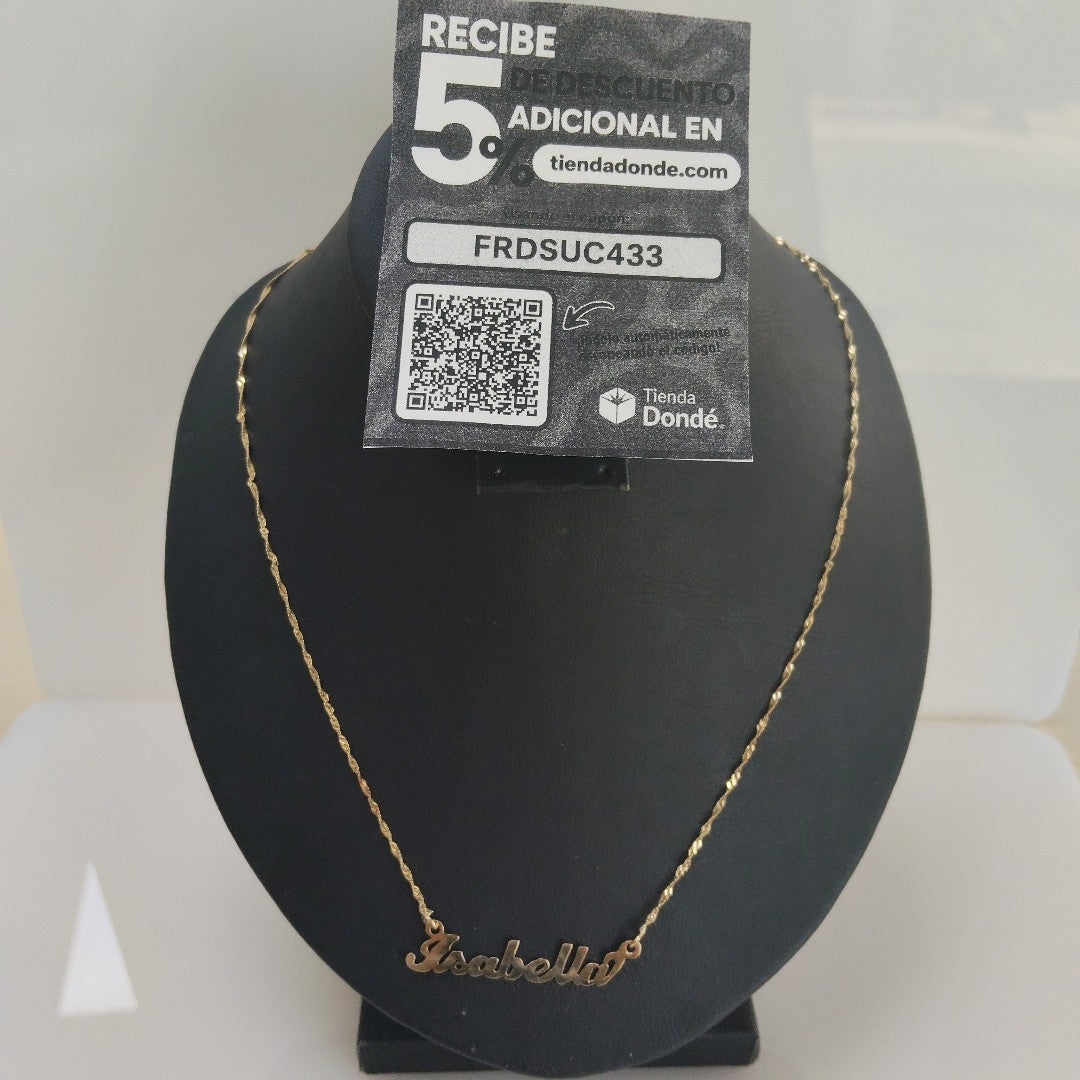 CADENA ORO 10 K 1.8 GRMS (SEMINUEVO)