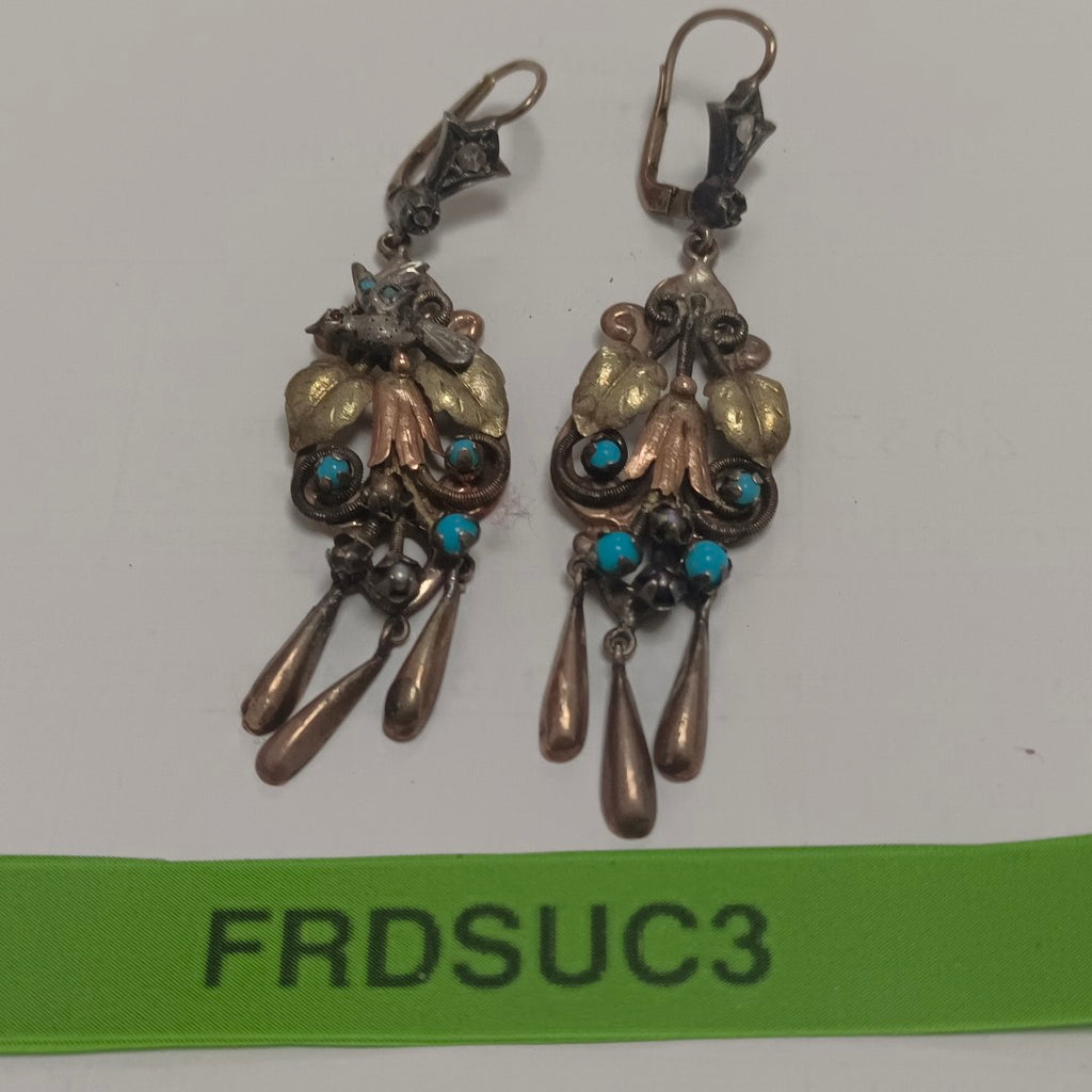 ARETES PAR ORO 8 K 9.1 GRMS (SEMINUEVO)