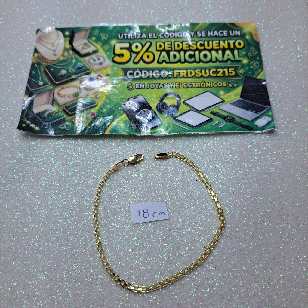 PULSERA BISMARK 14K 18 CM 2.3 GR (NUEVO)