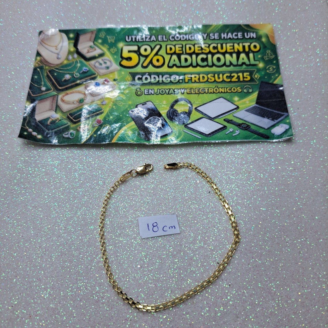 PULSERA BISMARK 14K 18 CM 2.3 GR (NUEVO)