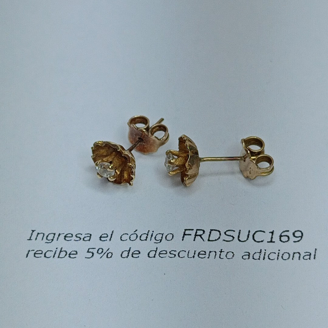 BROQUELES PAR ORO 10 K 1.7 GRMS (SEMINUEVO)