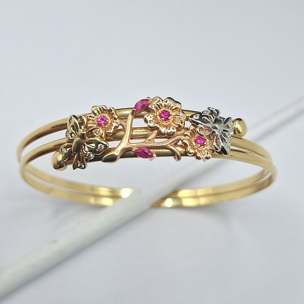 PULSERA RIGIDA ORO 14 K 16 GRMS (SEMINUEVO)