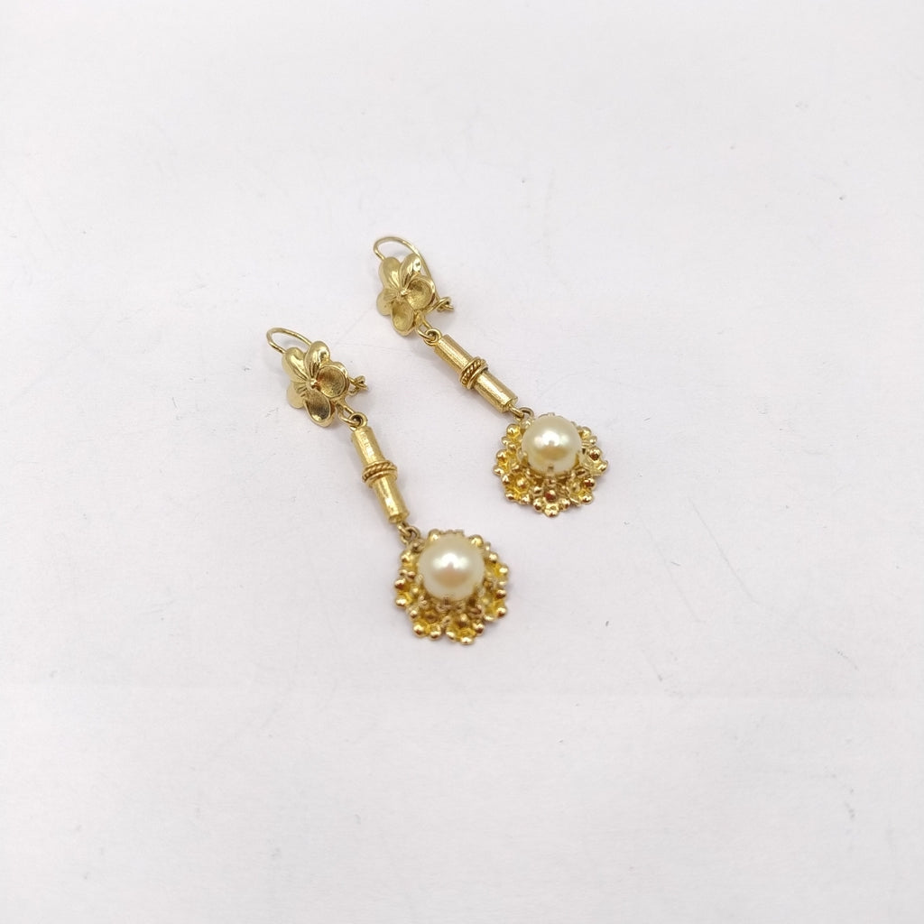 ARETES PAR ORO 10 K 5 GRMS (SEMINUEVO)