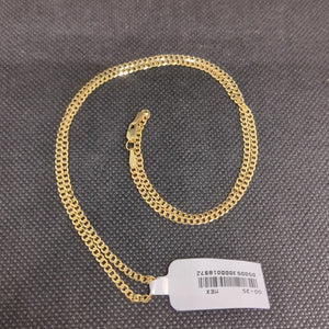 CADENA BARBADA 14K 55 CM 5.5 GR (NUEVO)