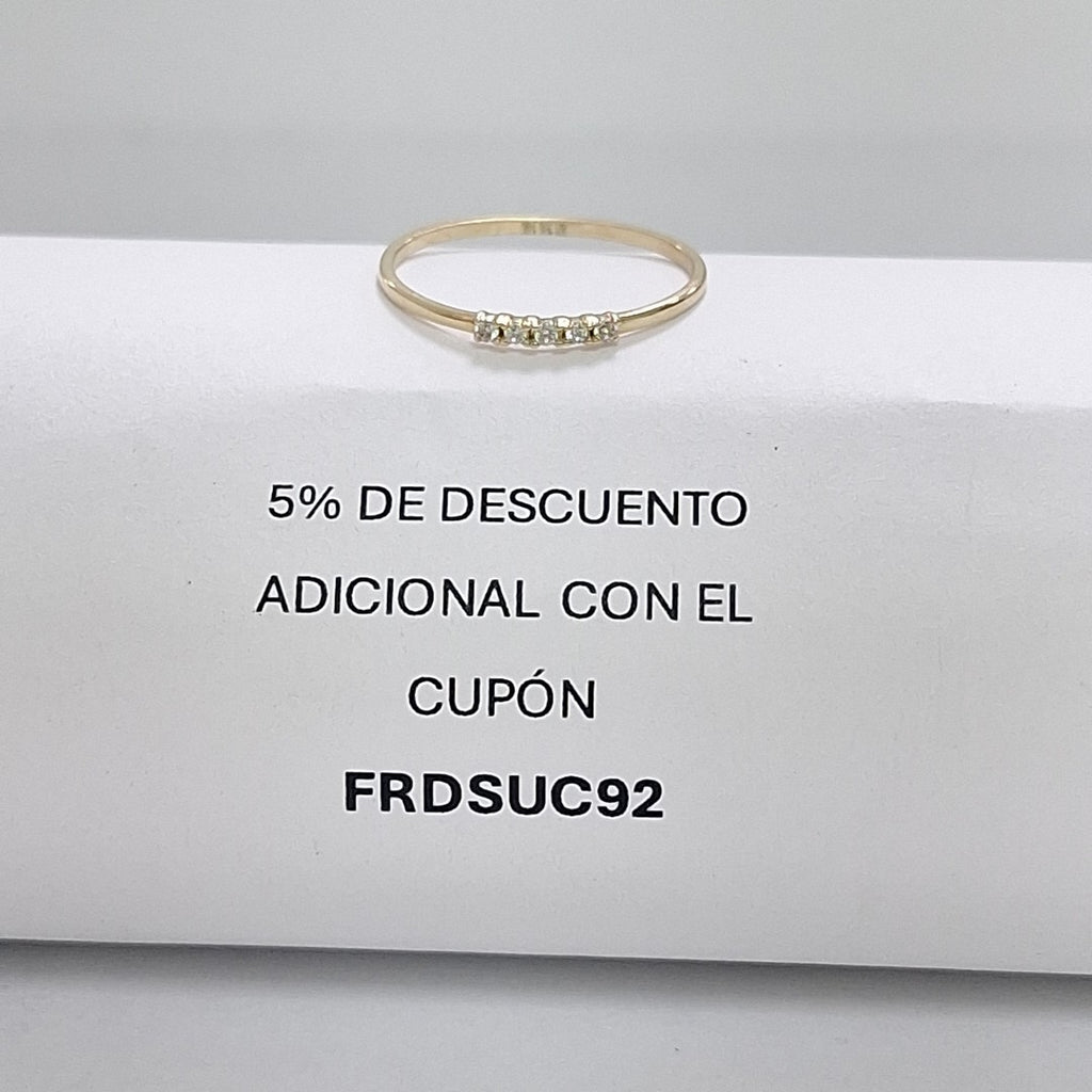 ANILLOS DAMA ORO 14K 0.9 (NUEVO)