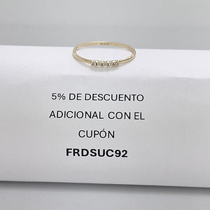 ANILLOS DAMA ORO 14K 0.9 (NUEVO)