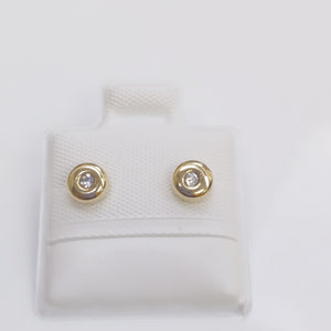 BROQUELES BROQUEL C CIRCONIA 14K 0.27 GR (NUEVO)