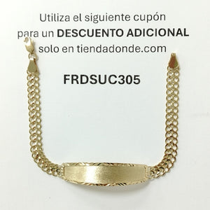 PULSERA ESCLAVA CHINO 14K 21 CM 9.7 GR (NUEVO)