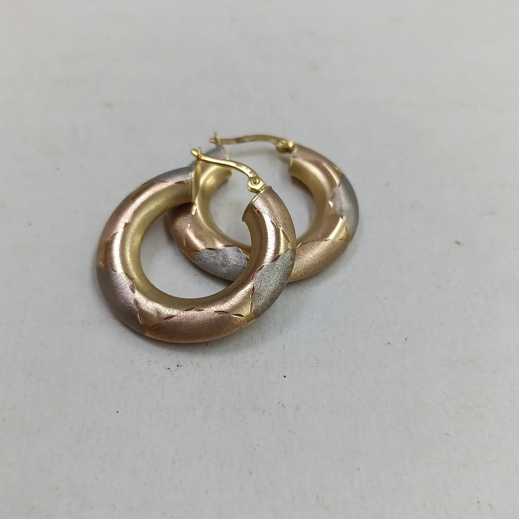 ARRACADAS PAR ORO 14 K 3.6 GRMS (SEMINUEVO)