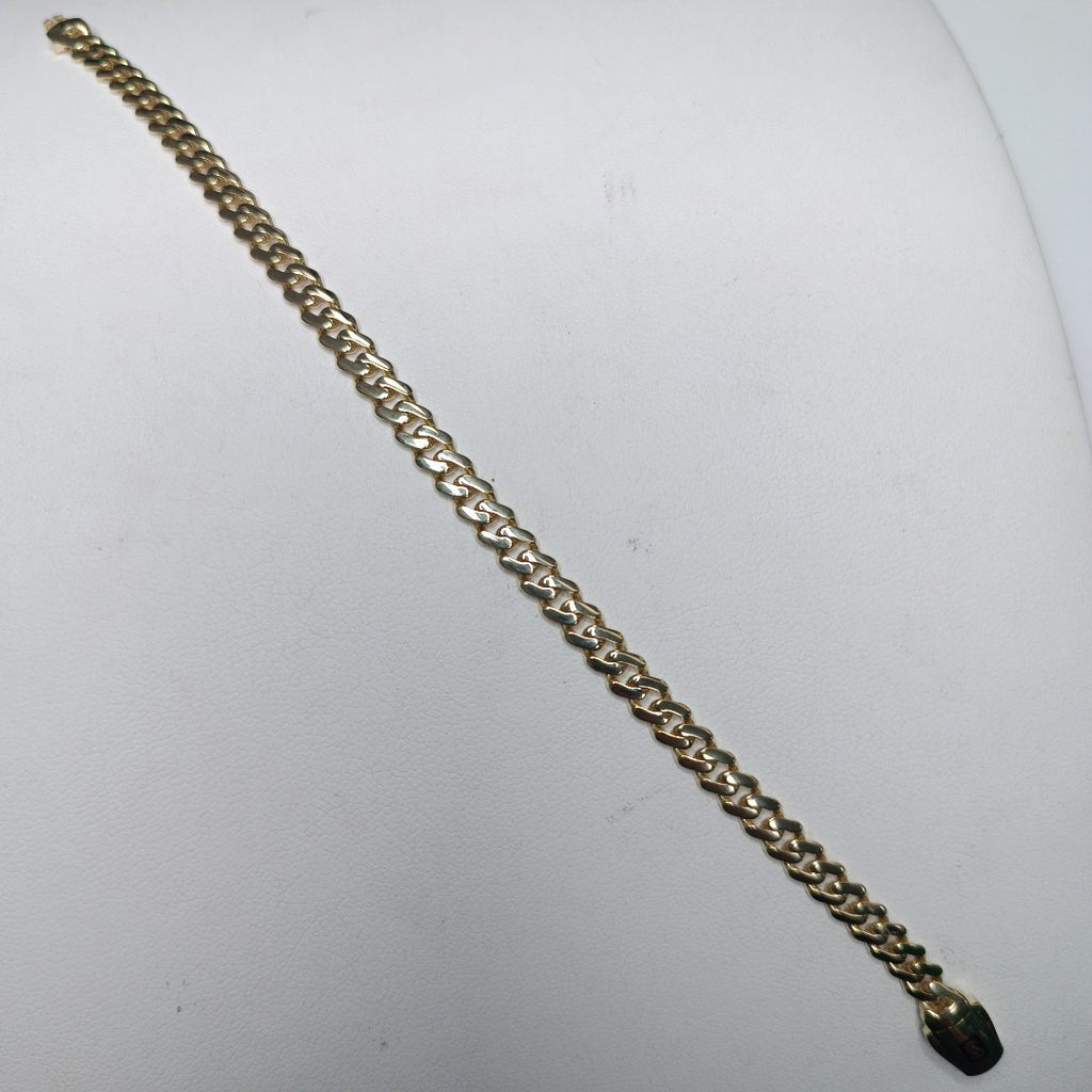 PULSERA MONACO ORO 14K 5.4 (NUEVO)