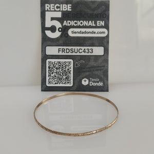 PULSERA RIGIDA ORO 8 K 3.8 GRMS (SEMINUEVO)