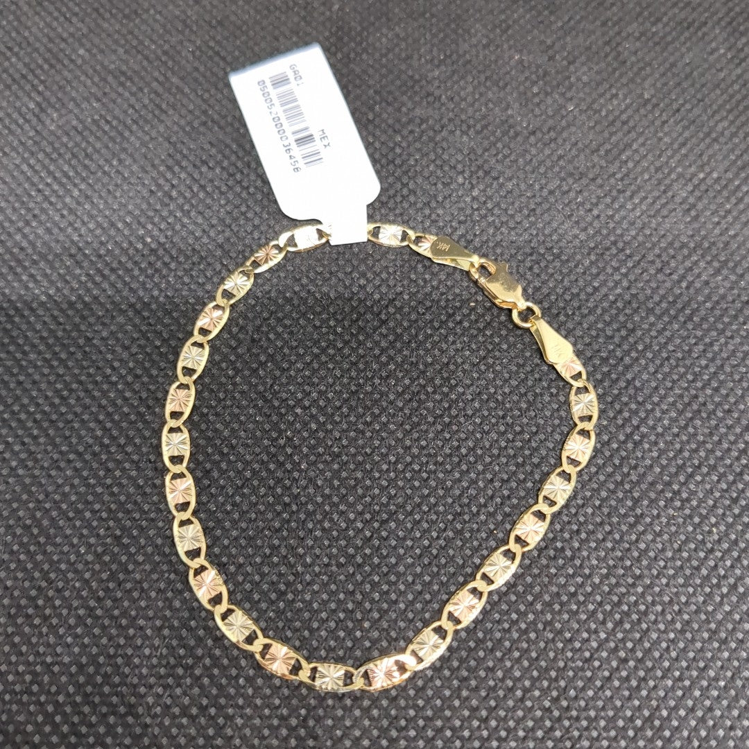 PULSERA GUCHI 14K 18 CM 2.9 GR (NUEVO)