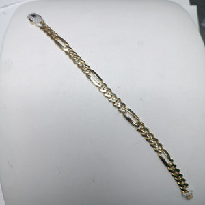 PULSERA MONACO ORO 10K 6.6 (NUEVO)