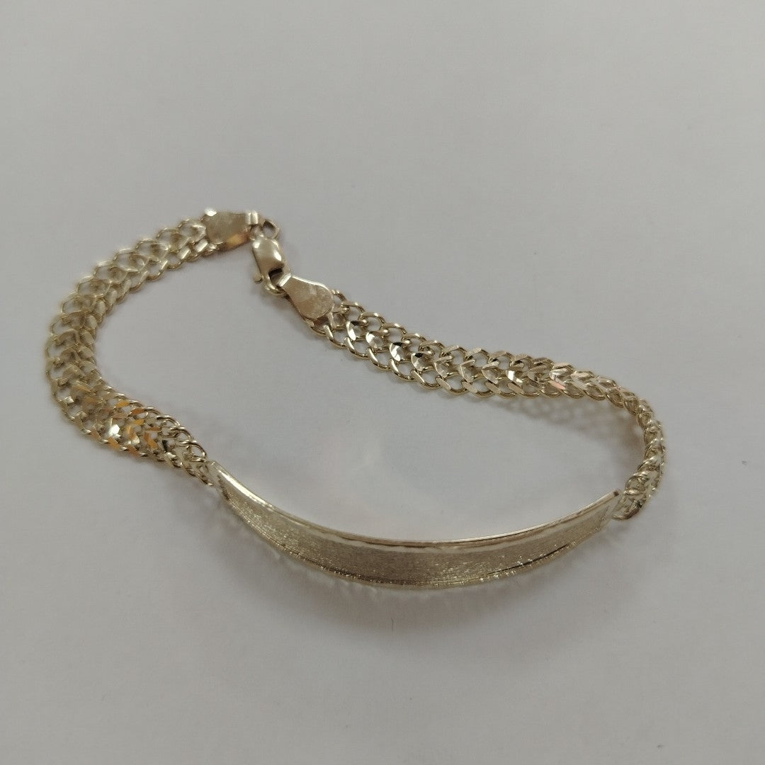 PULSERA ESCLAVA CHINO 14K 21 CM 9.8 GR (NUEVO)