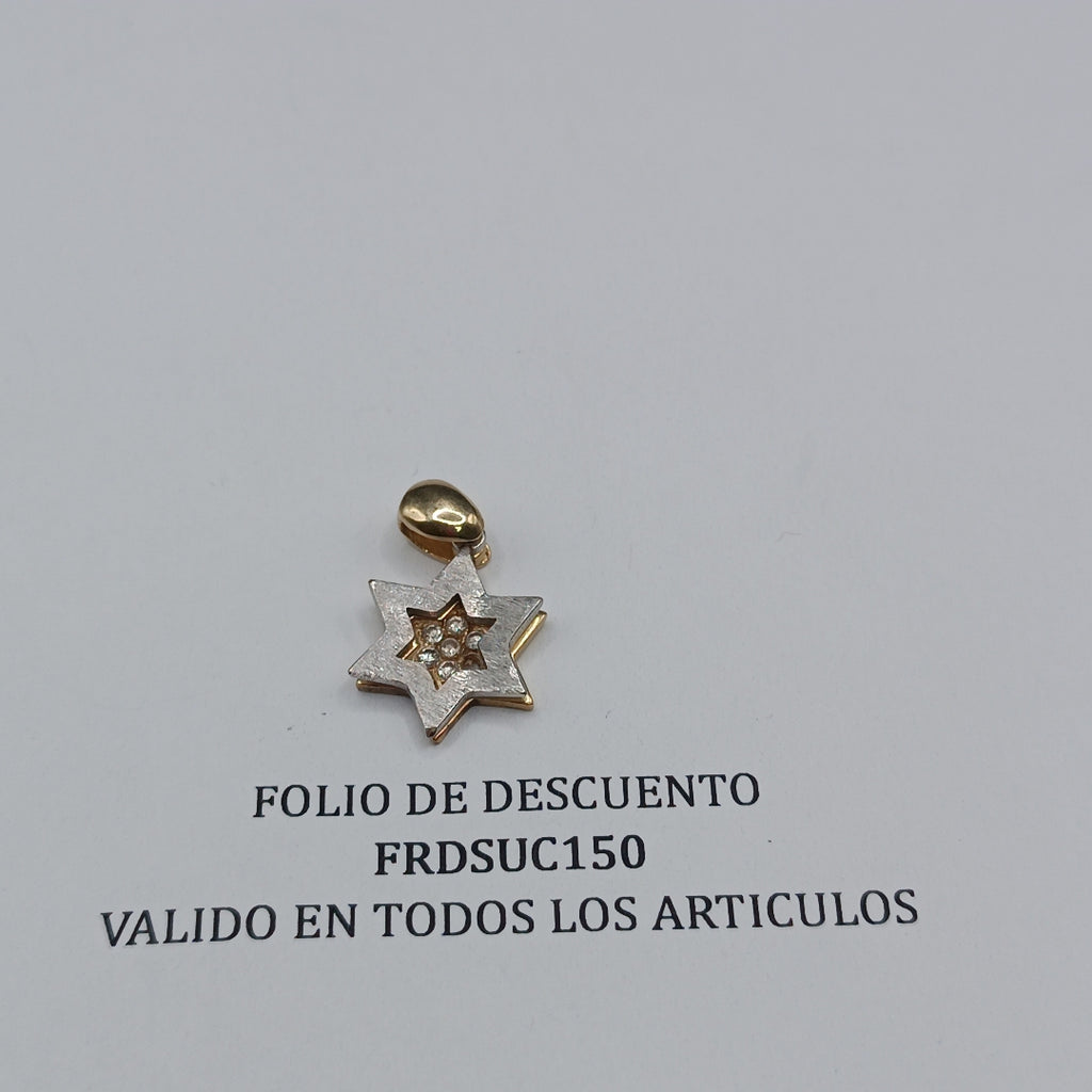 DIJE ORO COMBINADO 14 K 3.9 GRMS (SEMINUEVO)