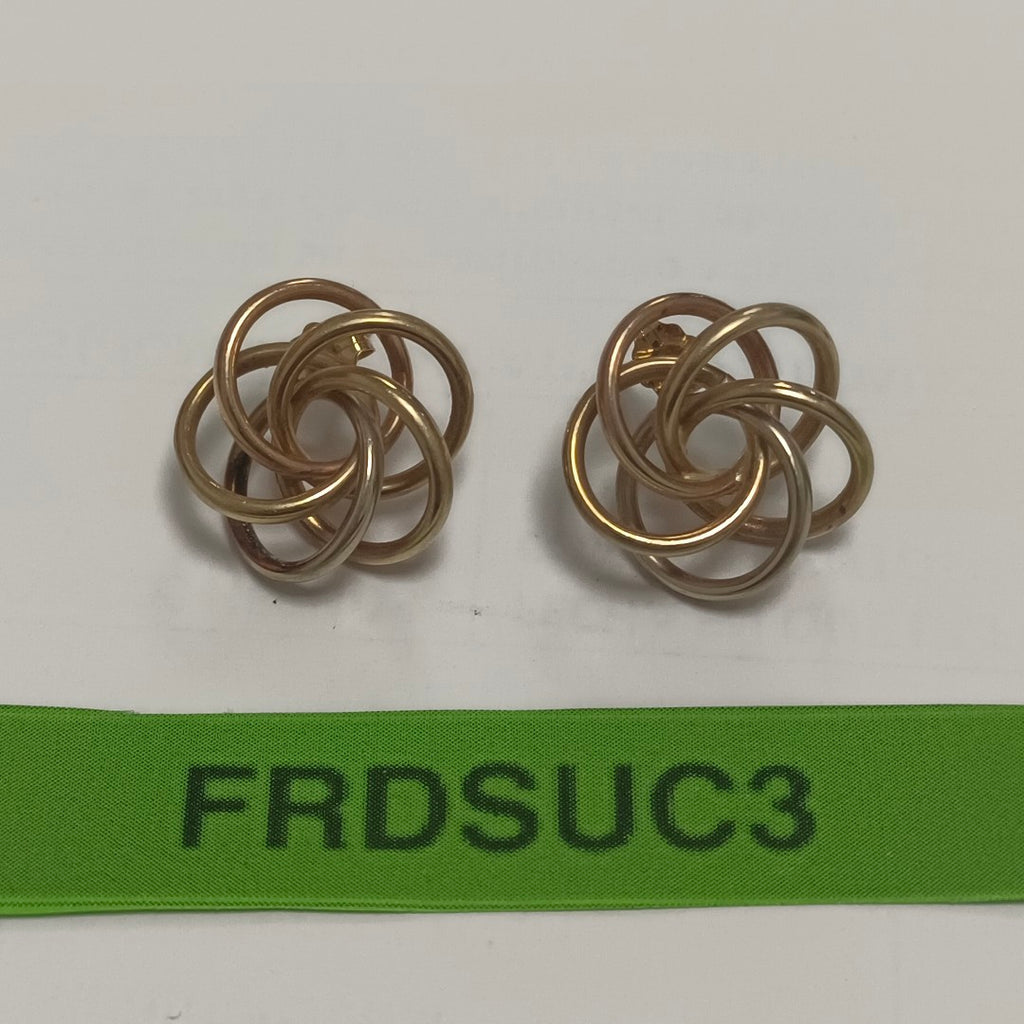 ARETES PAR ORO 14 K 3.3 GRMS (SEMINUEVO)
