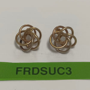 ARETES PAR ORO 14 K 3.3 GRMS (SEMINUEVO)
