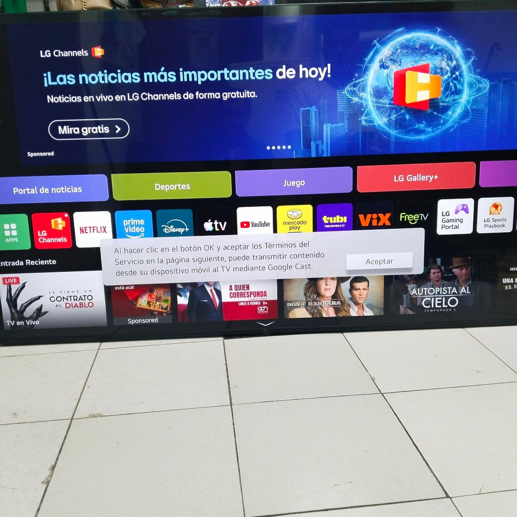 PANTALLA LG 65UA7300PSB (2025) 65" LED 4K (SEMINUEVO)