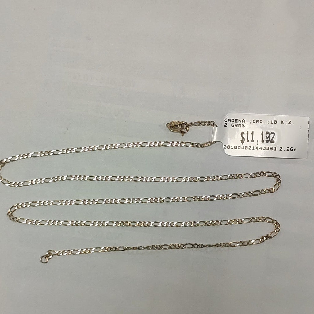 CADENA ORO 10 K 2.2 GRMS (SEMINUEVO)