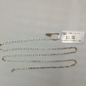 CADENA ORO 10 K 2.2 GRMS (SEMINUEVO)