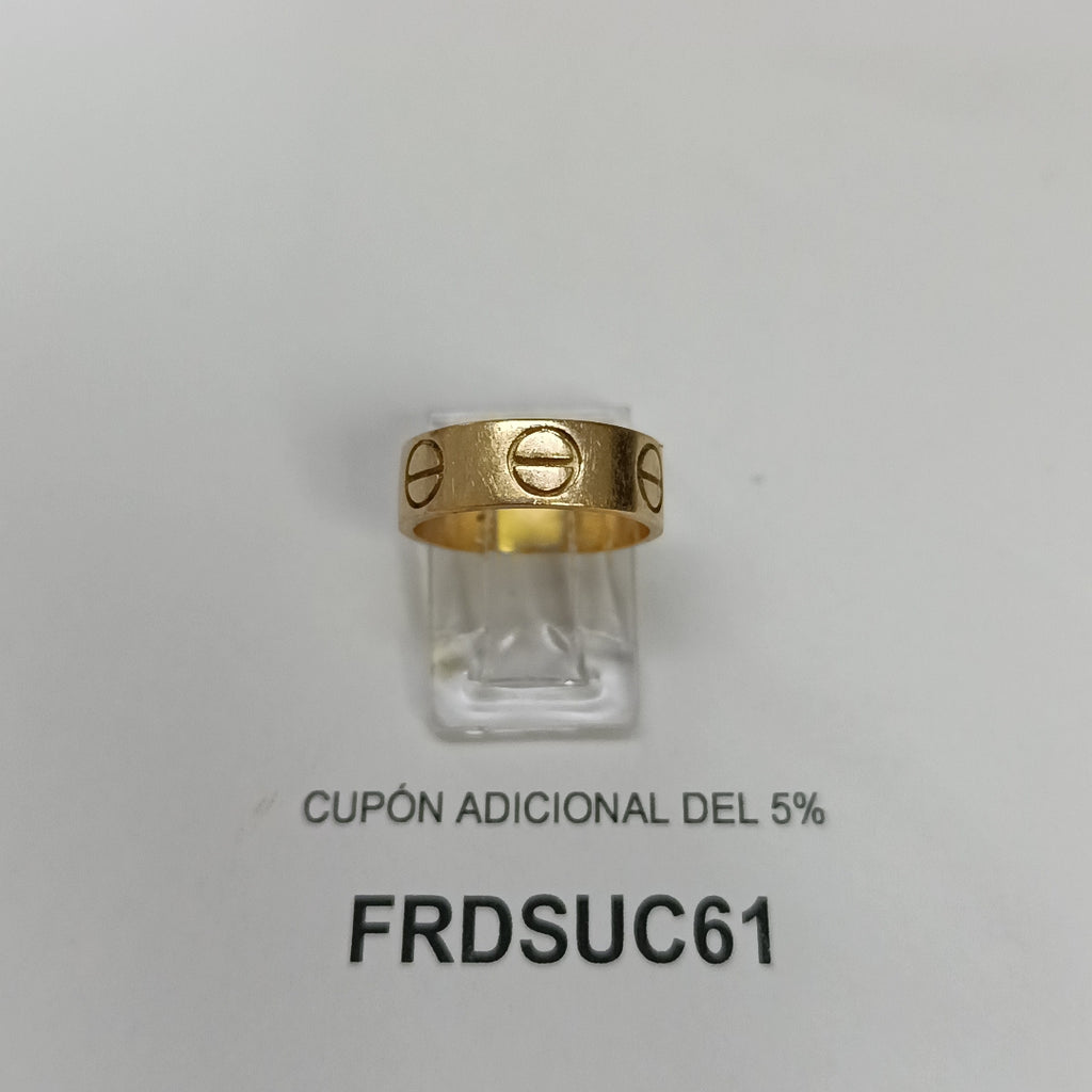 ANILLO ORO 14 K 4,70 GRMS (SEMINUEVO)