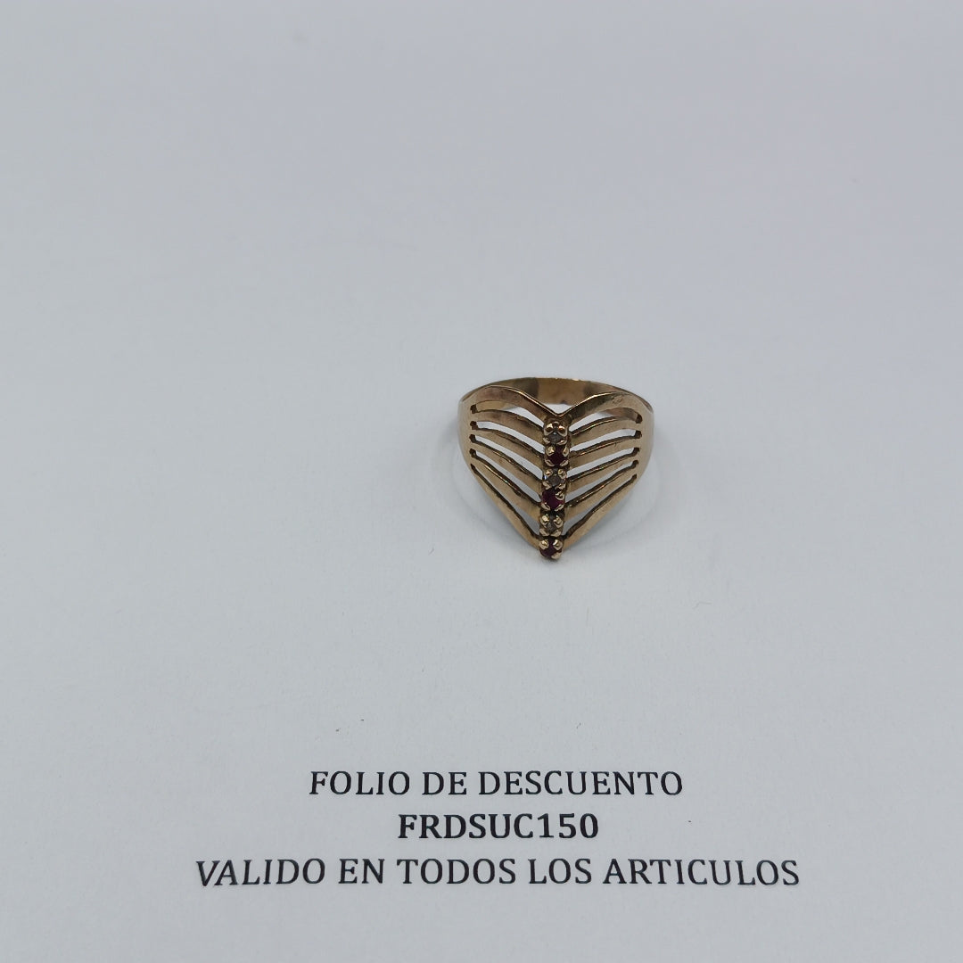 ANILLO ORO 10 K 3.9 GRMS (SEMINUEVO)