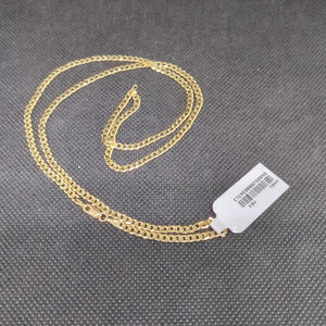 CADENA BARBADA 14K 60 CM 9.9 GR (NUEVO)