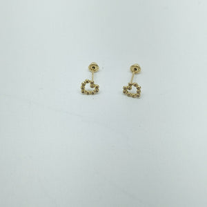 BROQUELES BROQUEL FIG CORAZON 14K 0.23 GR (NUEVO)