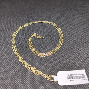 CADENA 3X1 14K 60 CM 5.4 GR (NUEVO)