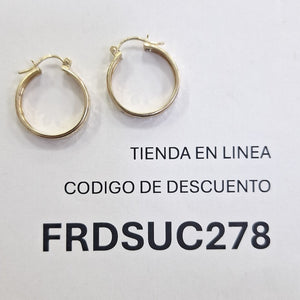 ARETES ARRACADAS LABRADAS 10K 2.4 GR (NUEVO)