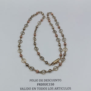 CADENA ORO COMBINADO 10 K 8.7 GRMS (SEMINUEVO)