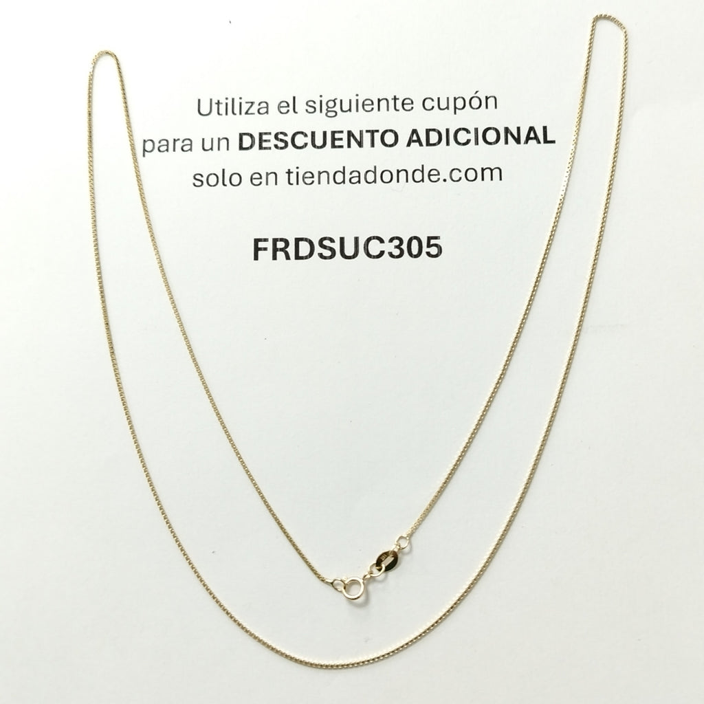 CADENA VENECIANO 14K 60 CM 2.6 GR (NUEVO)