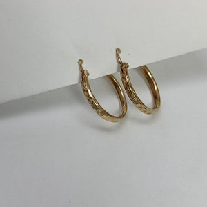 ARETES PAR ORO 10 K 1.5 GRMS (SEMINUEVO)