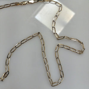 CADENA TEJIDO ESLABONES 12.3G 60 CM 14K (NUEVO)