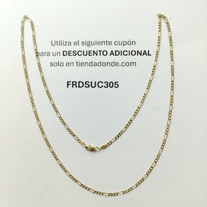 CADENA TEJIDO 3X1 14K 60 CM 5.7 GR (NUEVO)