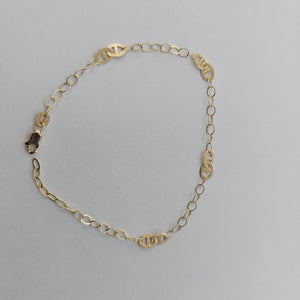 PULSERA ESPECIAL 14K 21 CM 1.8 GR (NUEVO)