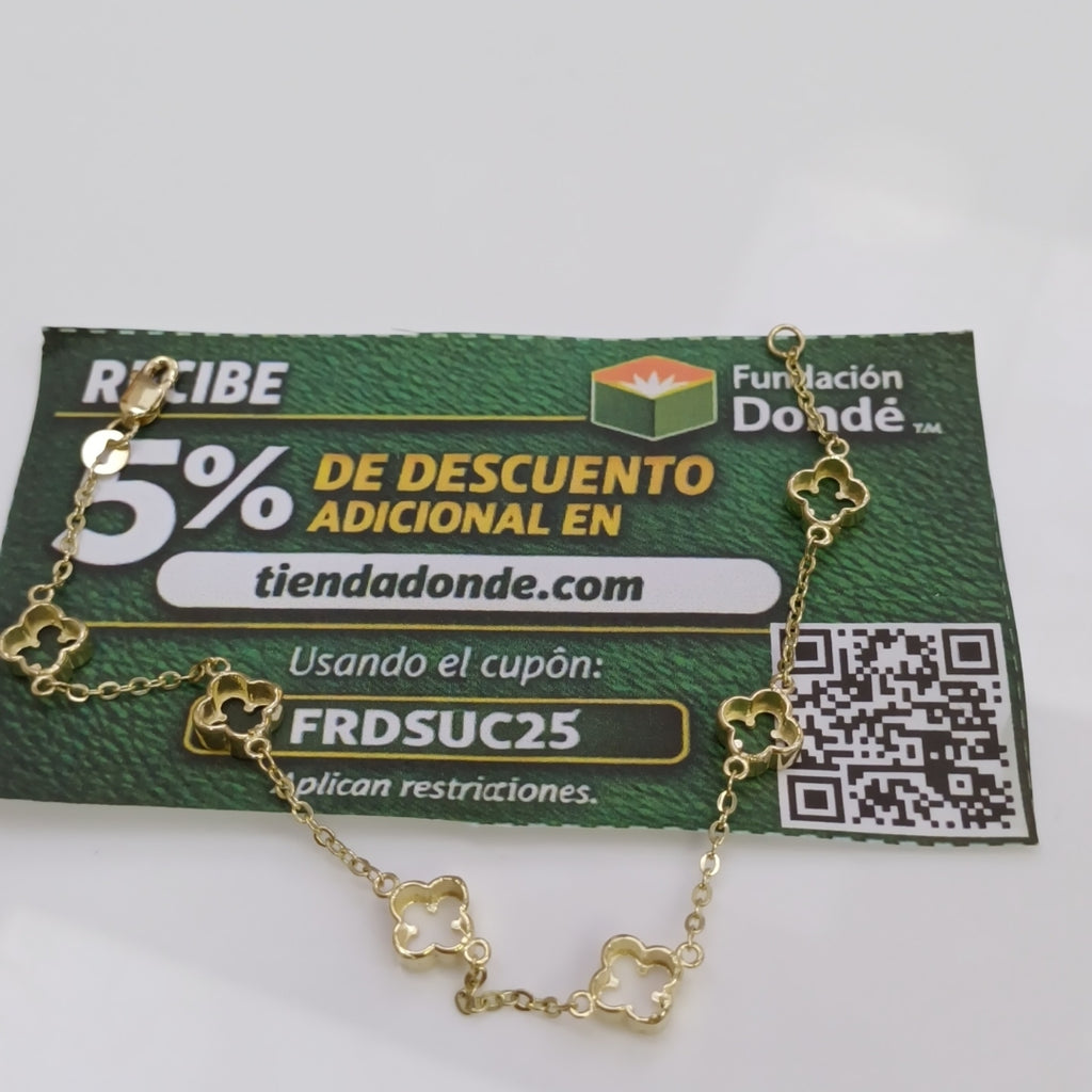 PULSERA ESPECIAL 14K 18 CM 4.4 GR (NUEVO)