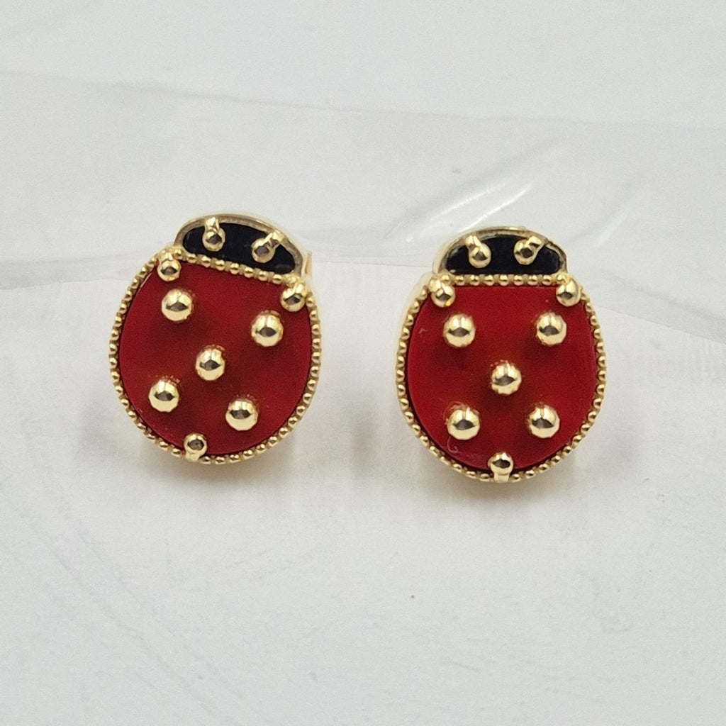 BROQUELES ORO 14K 2.7 (NUEVO)