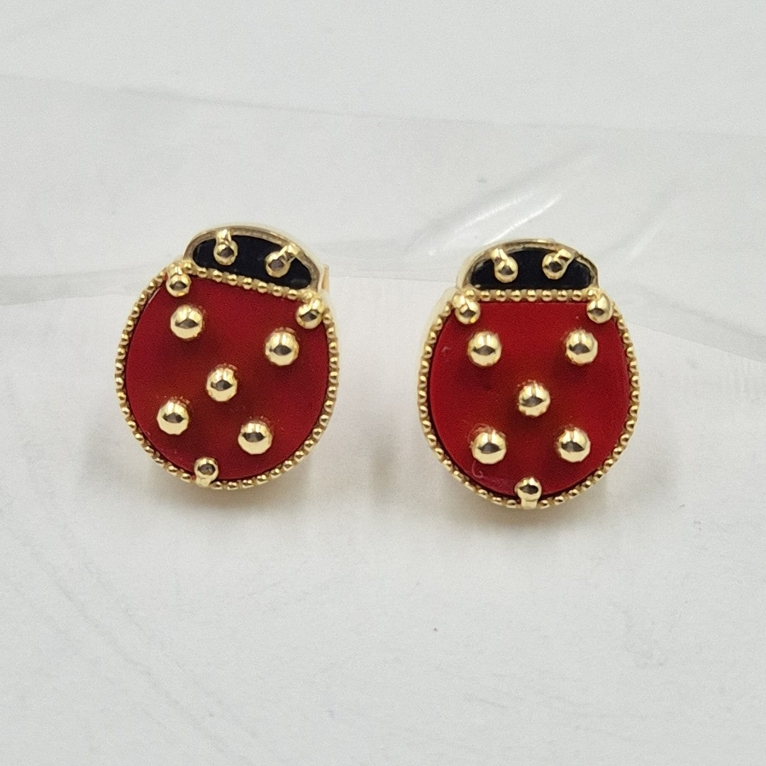 BROQUELES ORO 14K 2.7 (NUEVO)
