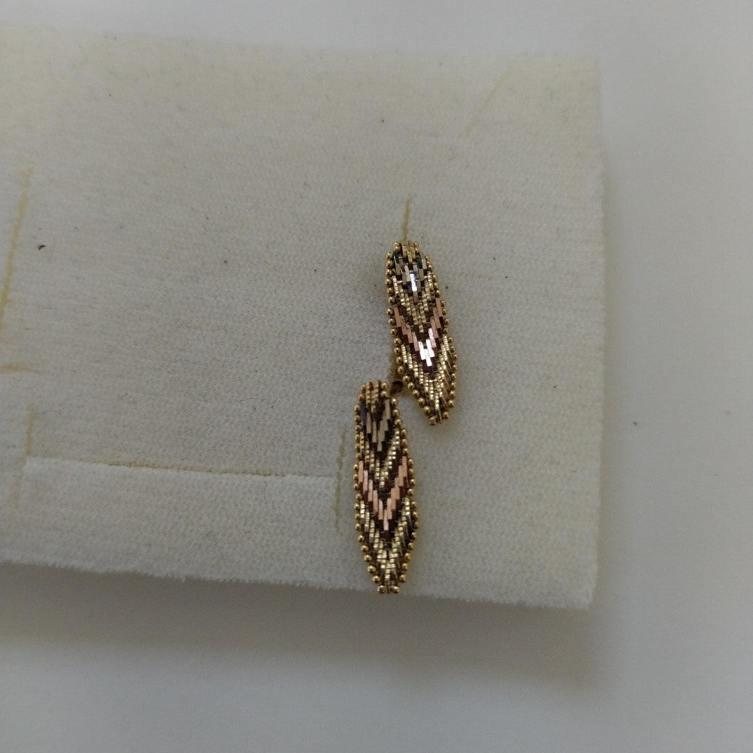 ARETES PAR ORO 14 K 2.1 GRMS (SEMINUEVO)