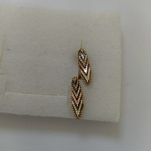 ARETES PAR ORO 14 K 2.1 GRMS (SEMINUEVO)